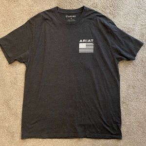 Mens - Ariat T-shirt - size XL - Dark Gray